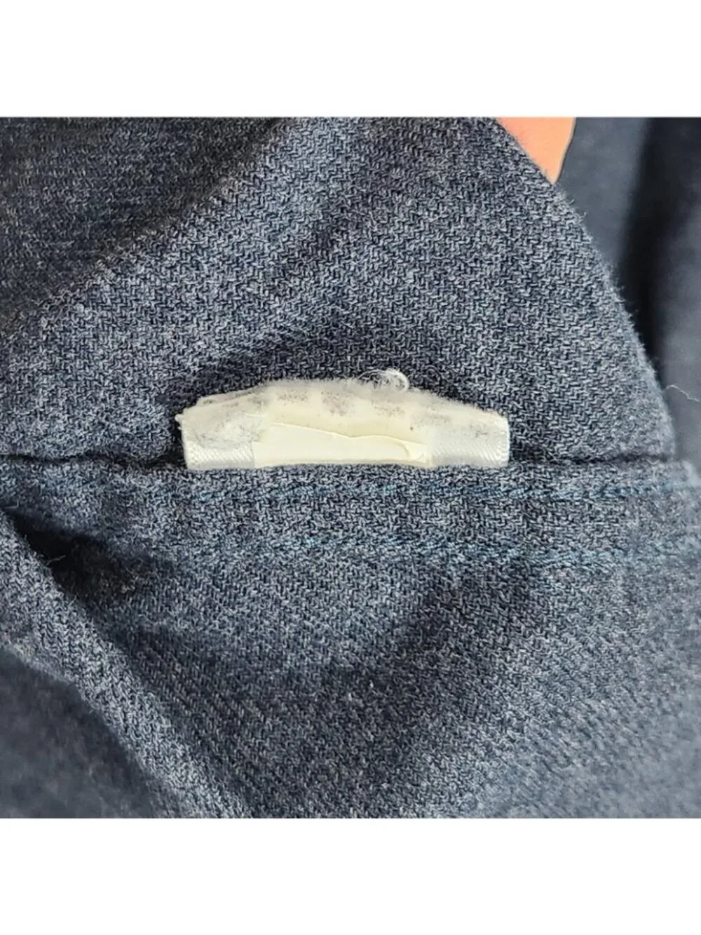 Banana Republic Shirt Mens XL Blue Flannel Button Front Long Sleeve Pockets - Picture 7 of 10